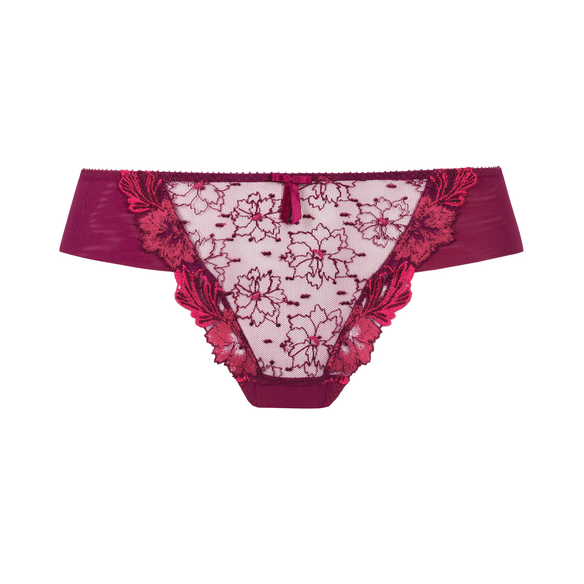 Cleo Thong in Grenat