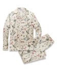 Silk Pajama Set in Regatta Royale