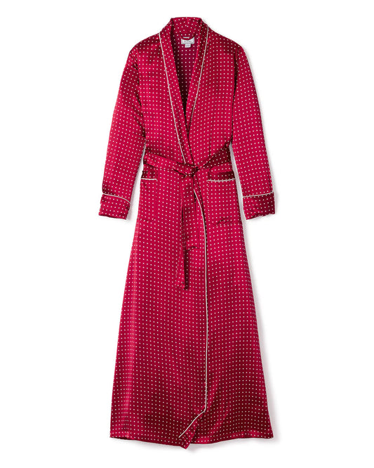 Silk Polka Dot Robe