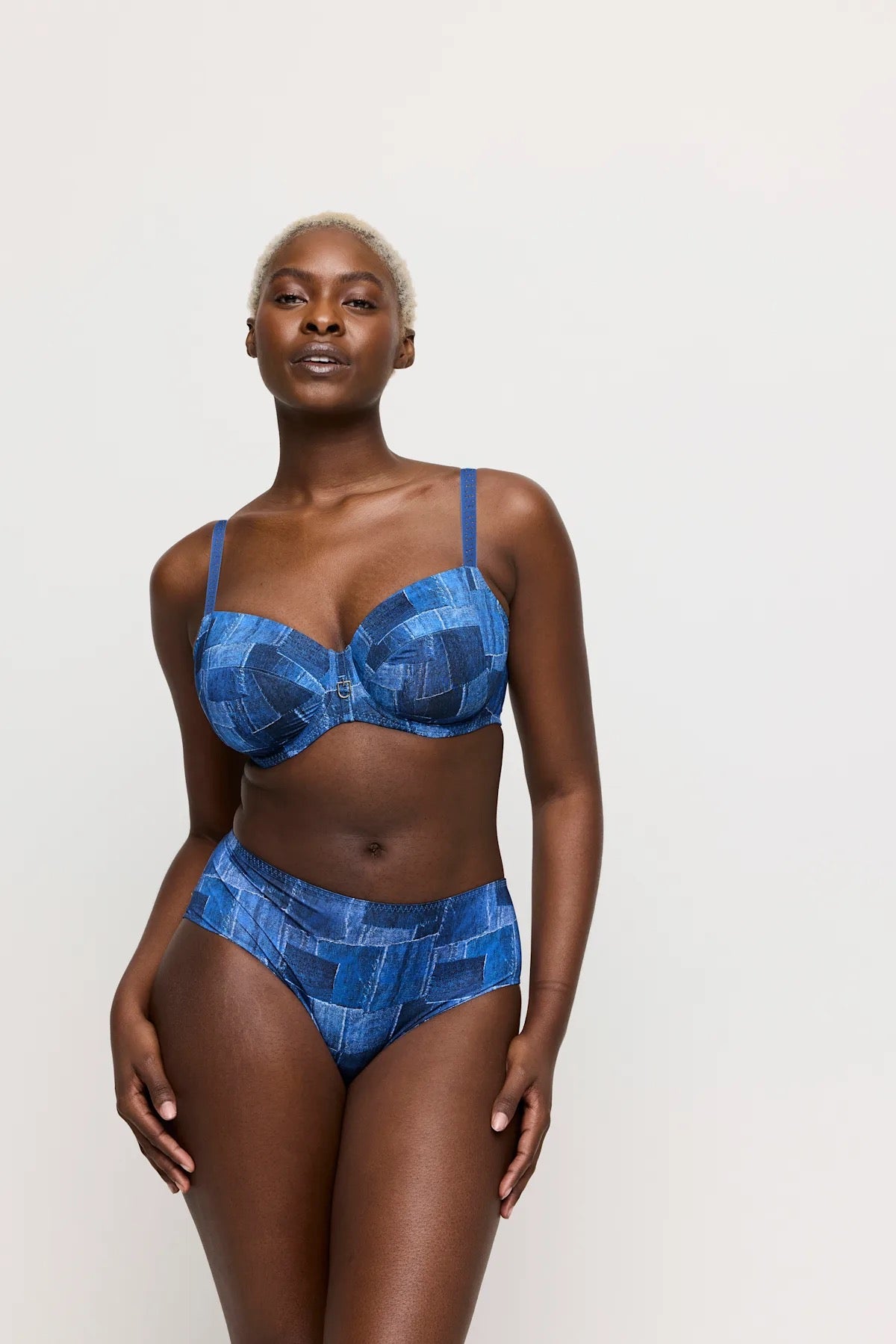 Mauna Twill Blue Bra