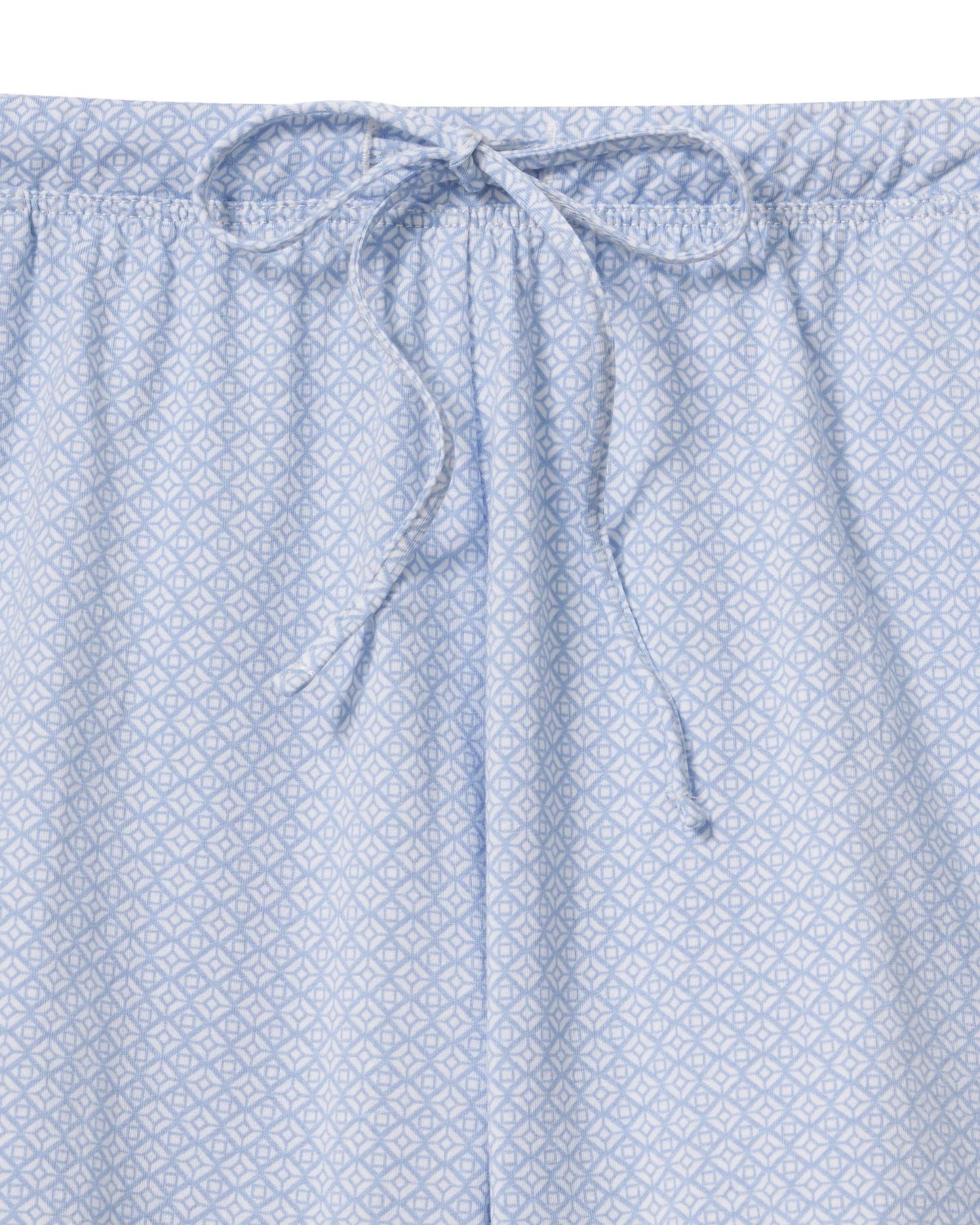 Olivia Lightweight Pima Short Set in Periwinkle Geo