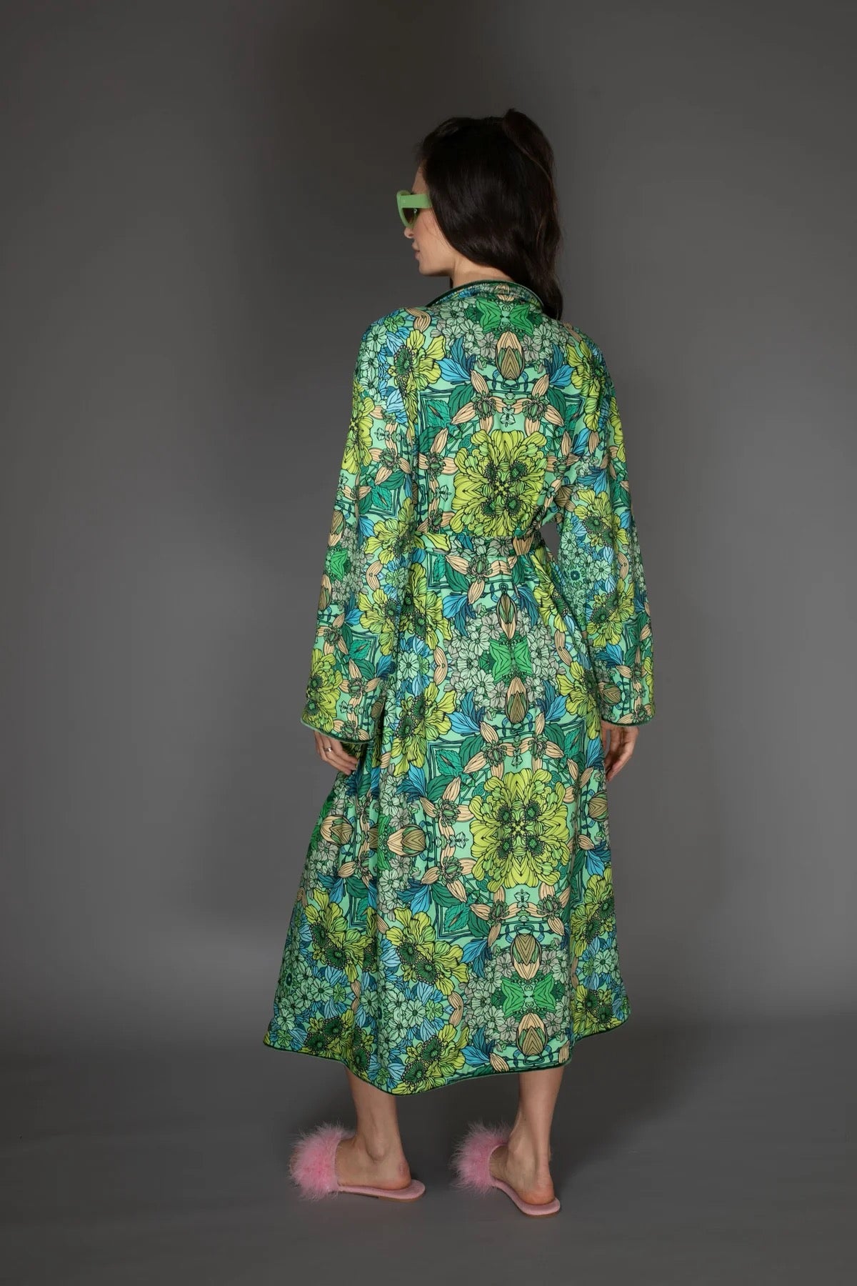 Floral Reversible Robe