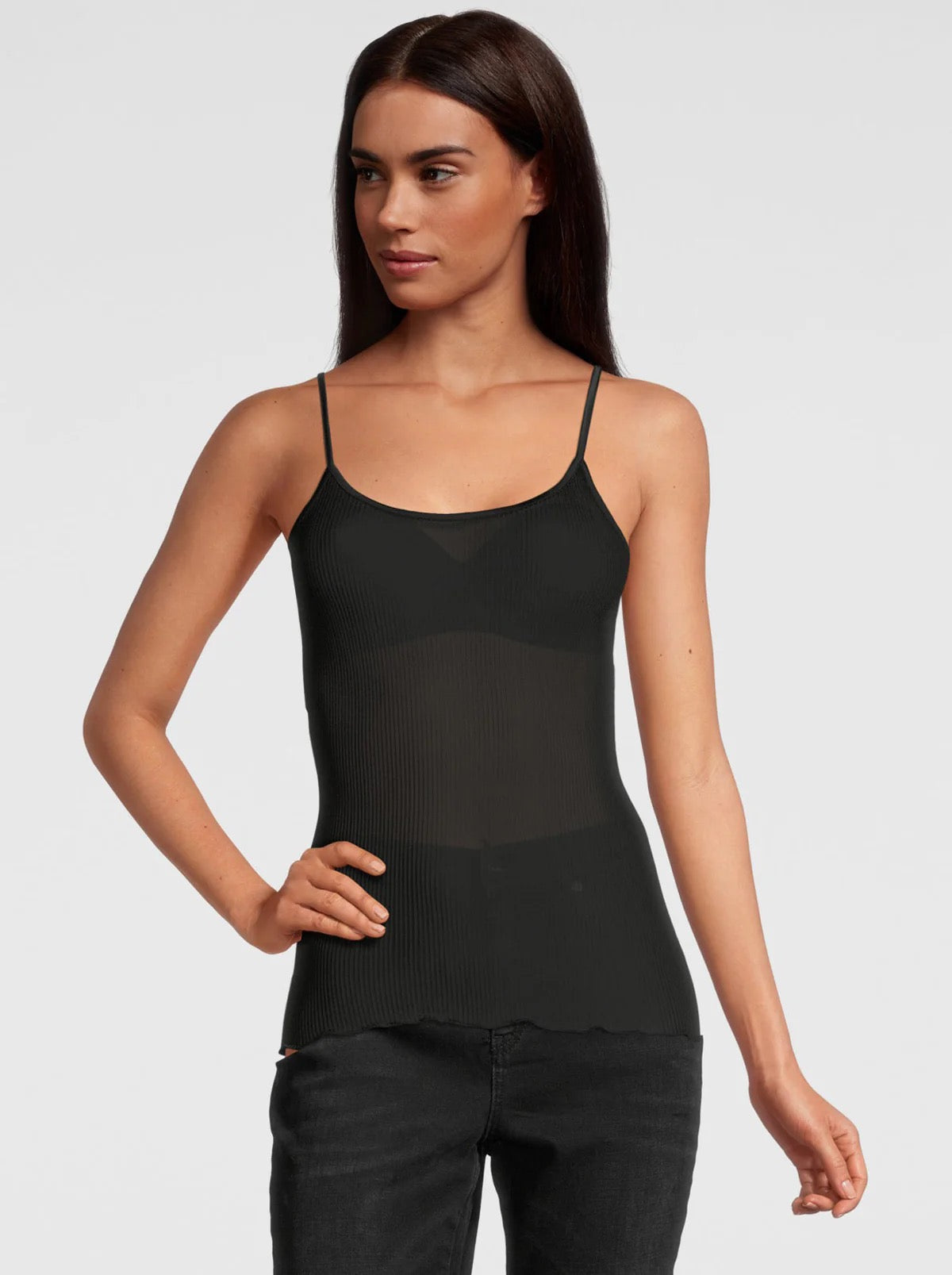 Pure silk camisole top
