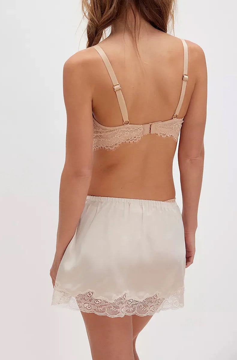 Silk half slip