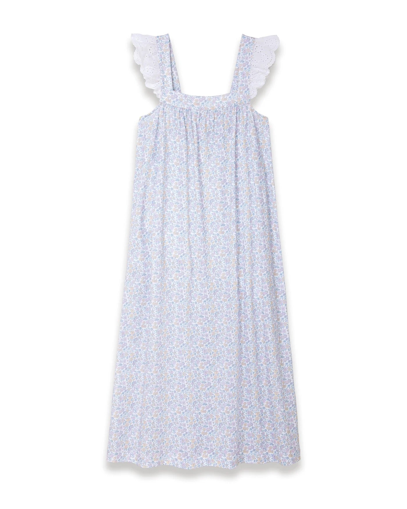 Women's Lightweight Pima Clara Nightgown in Fleur Blanche