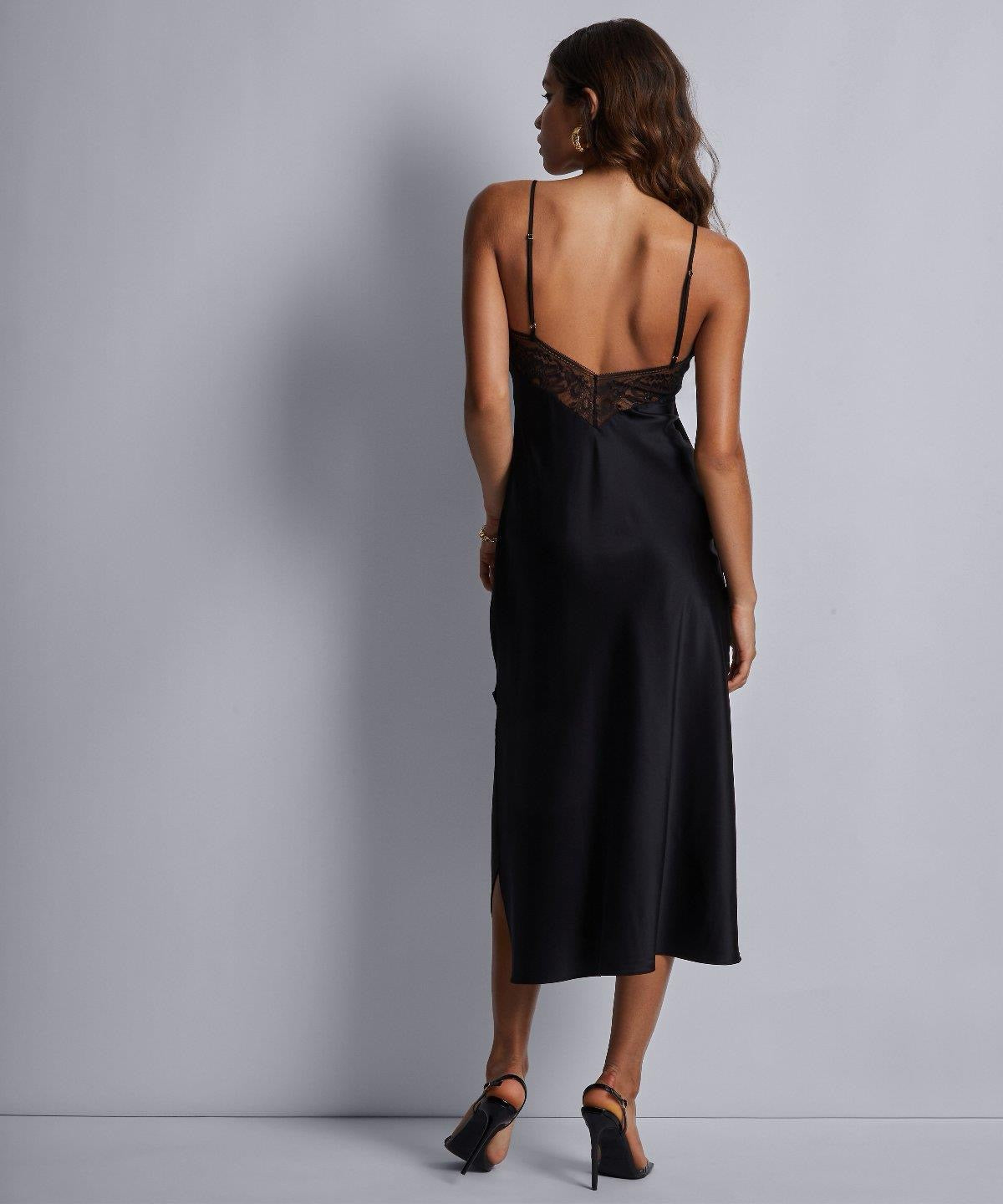 LONG NIGHTDRESS NOIR