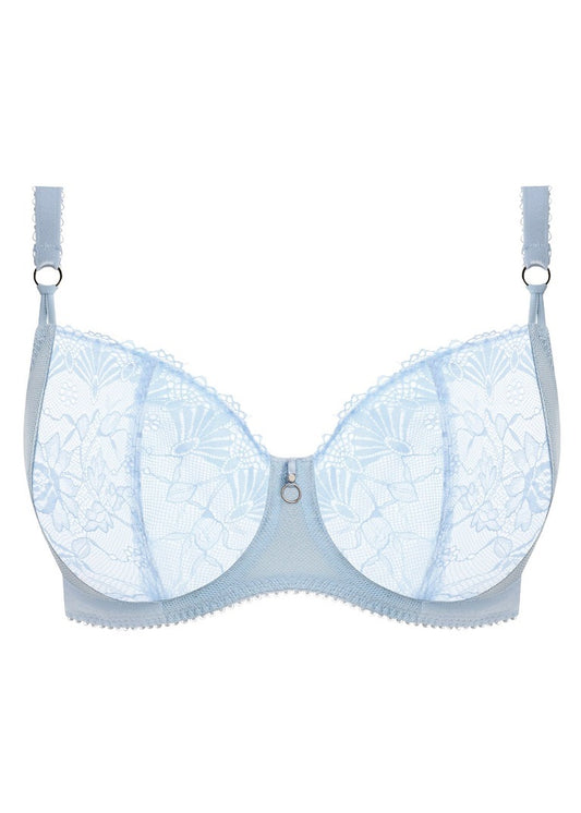 Fascinate Balcony Bra in Powder Blue