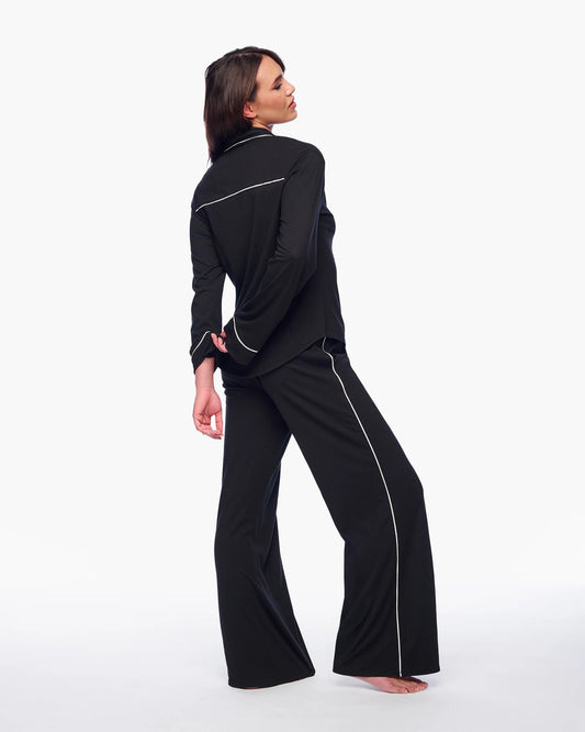 Lusso Blk/Moon PJ Set