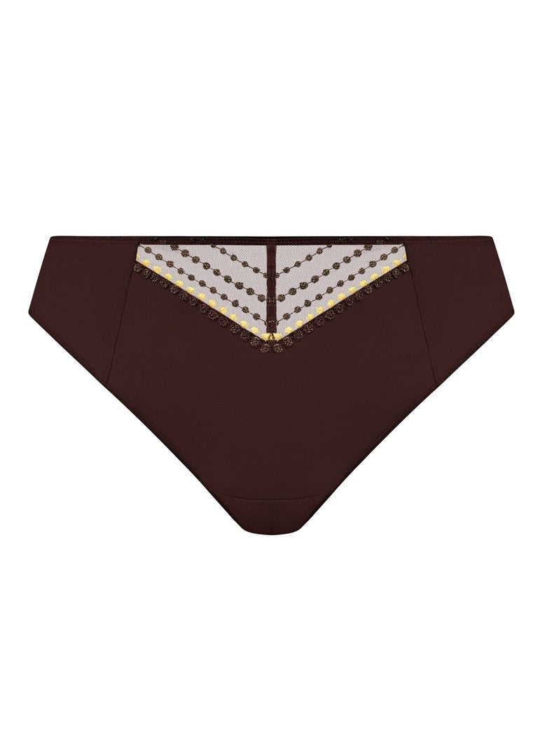Matilda Brazilian Panty in Gold Rush